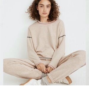 Madewell MWL Sweatshirt and Sweatpants Set - Size L